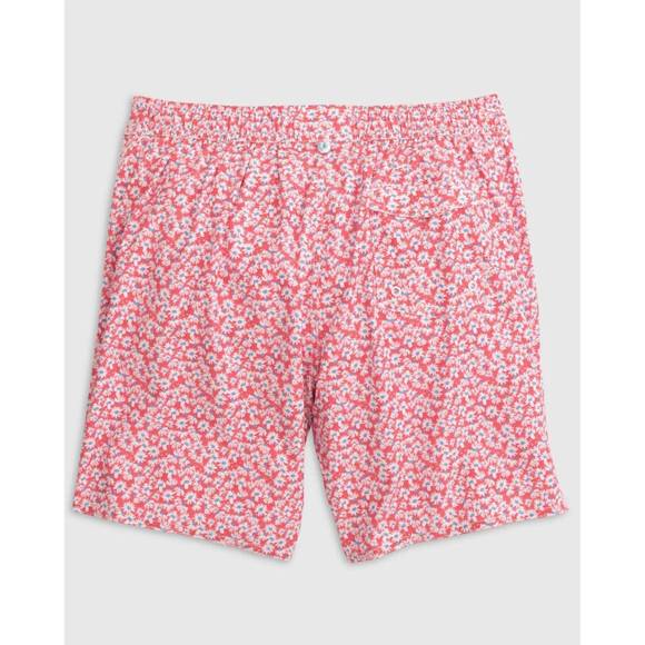 NEW JOHNNIE-O half elastic 7" surf shorts in taffy - Picture 2 of 5